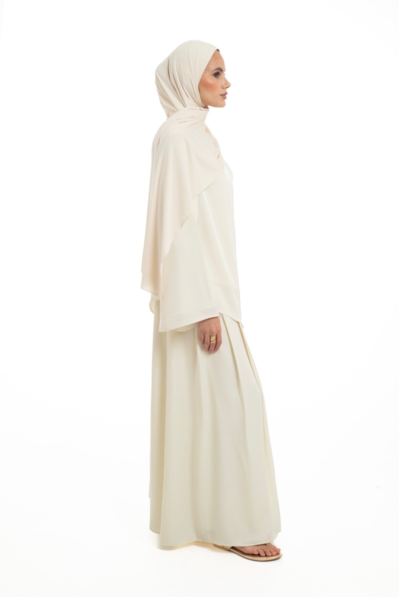 ASYMMETRICAL SKIRT SETS | BUTTERMILK