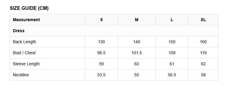 Size Guide