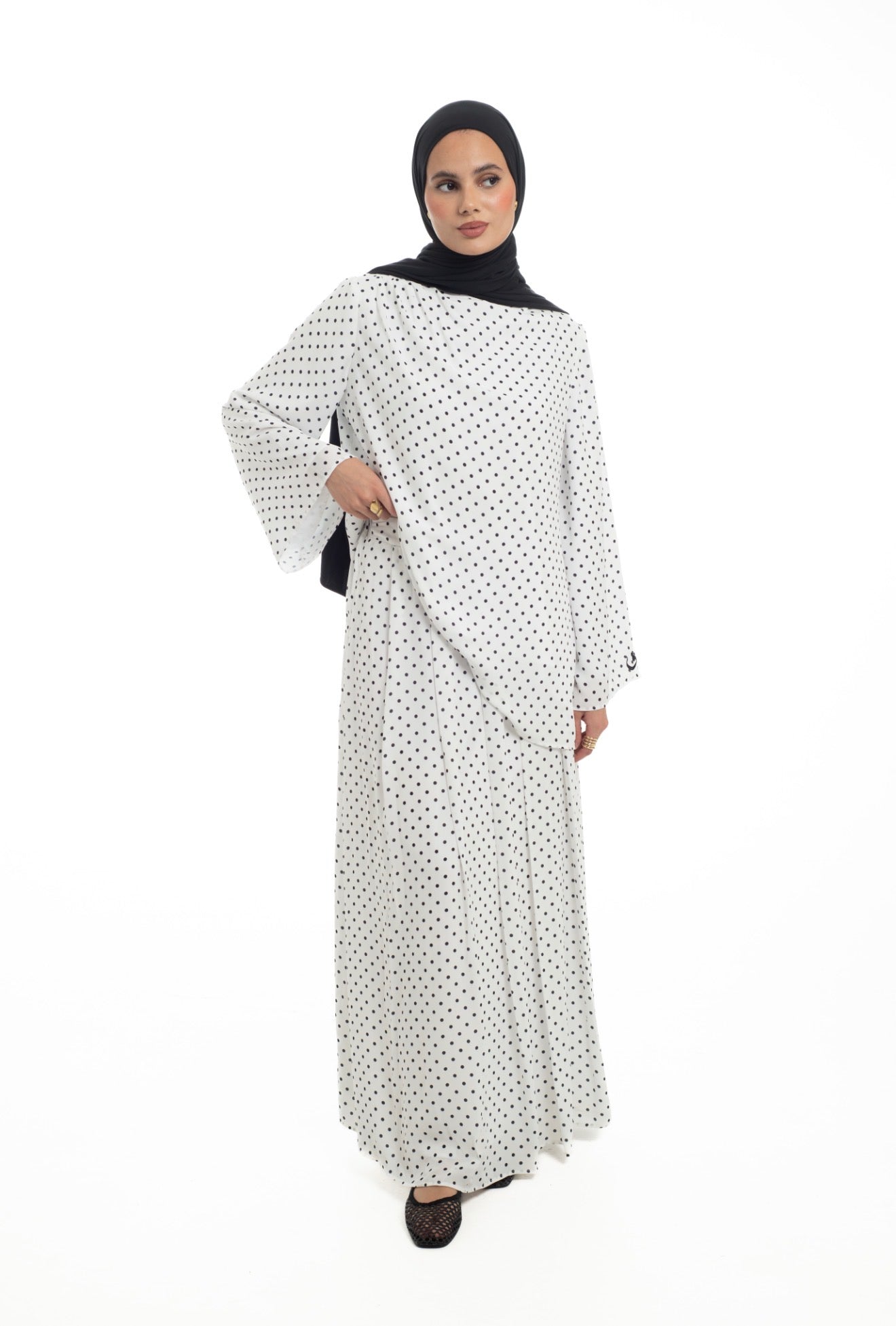 ASYMMETRICAL SKIRT SETS | POLKA DOT