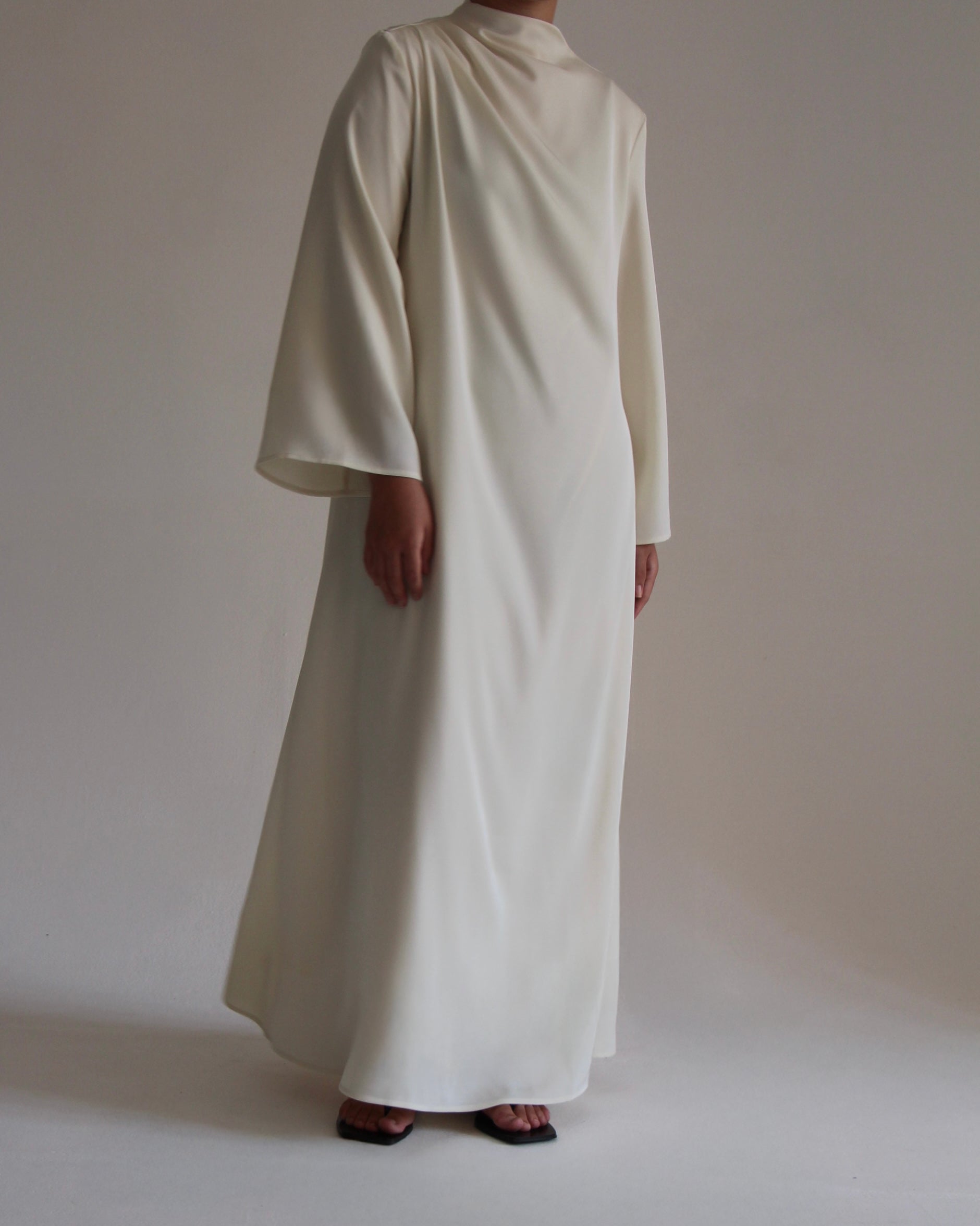 ASYMMETRICAL DRESS | BUTTERMILK