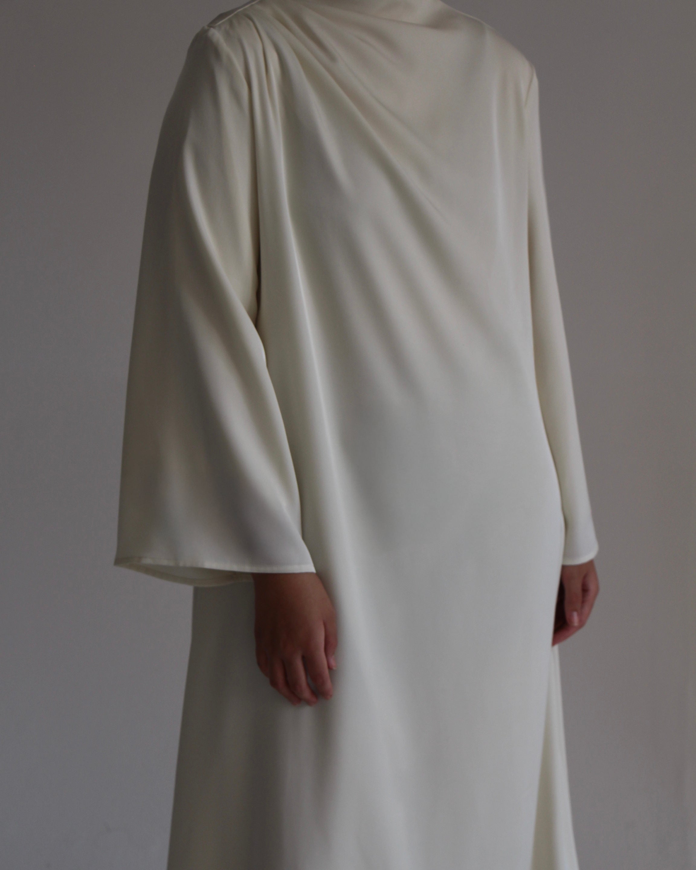 ASYMMETRICAL DRESS | BUTTERMILK