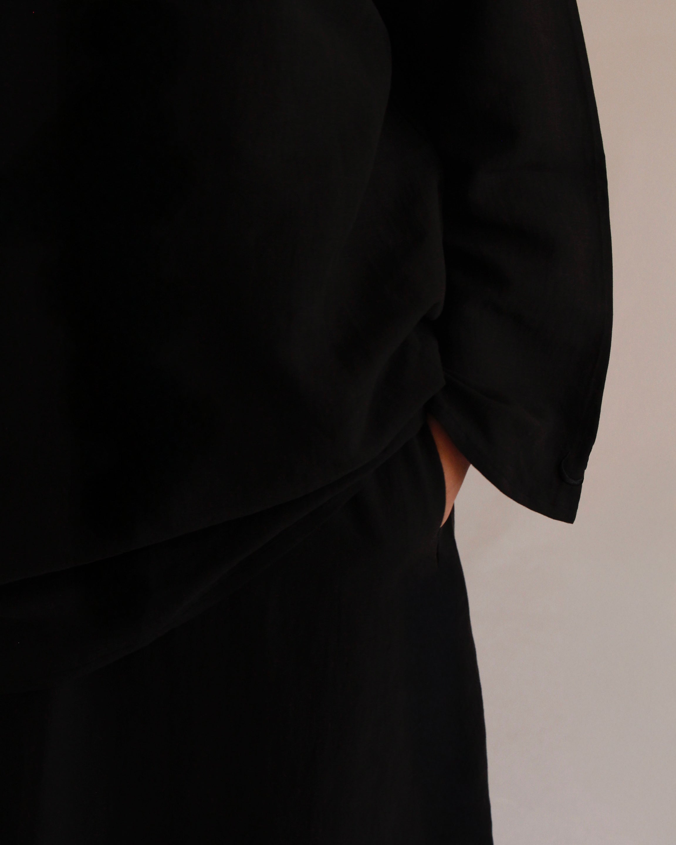 COMFY LINEN SET | BLACK