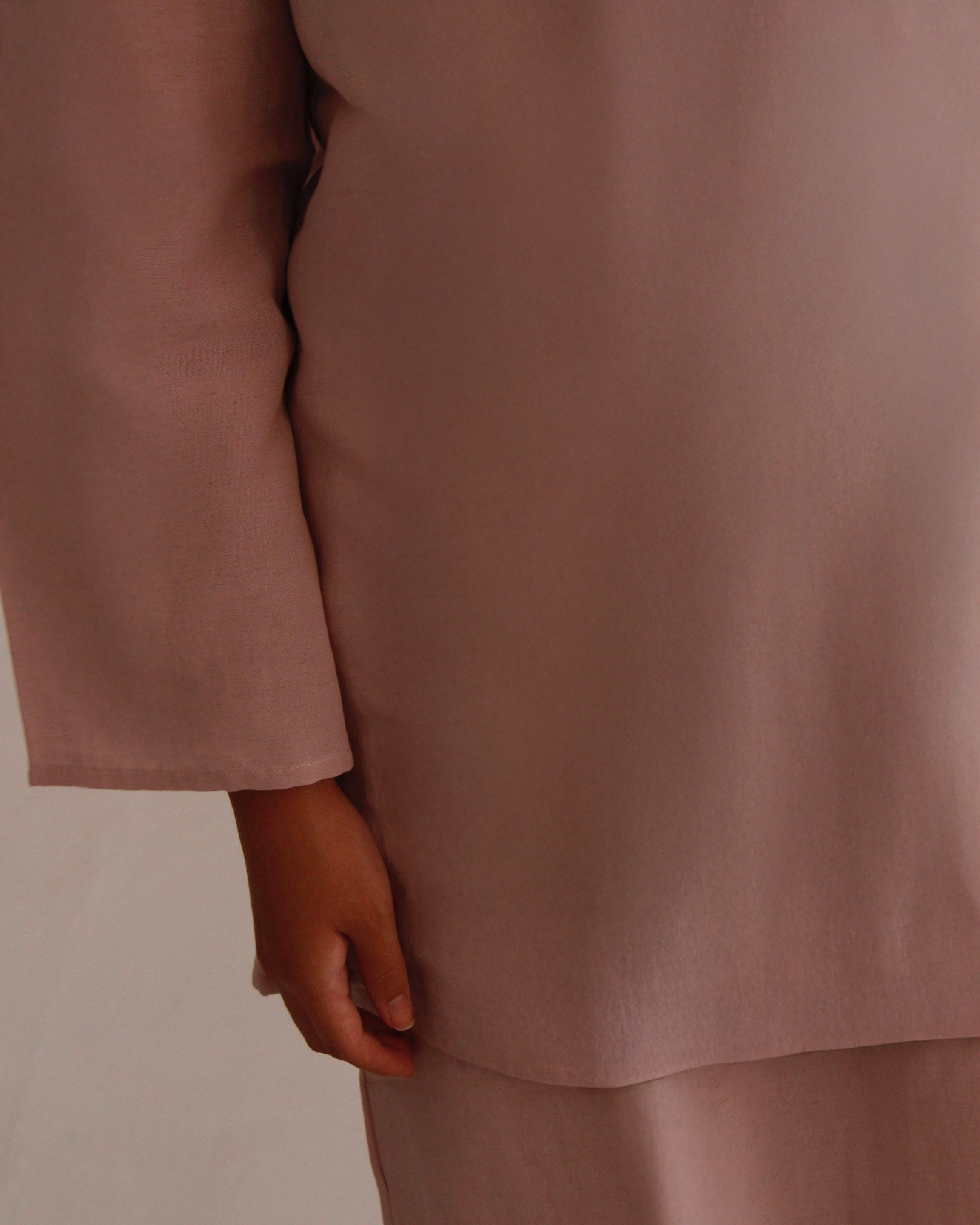 COMFY LINEN SET | BABY PINK