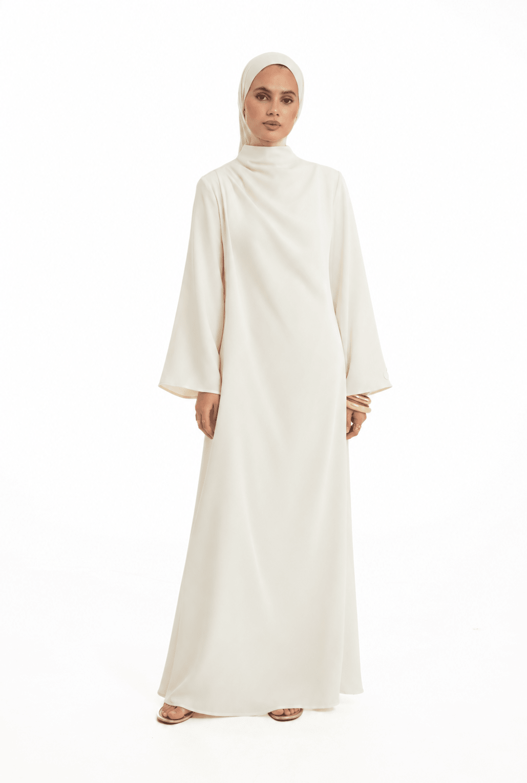Asymmetrical Dress | Buttermilk - Byqaaf