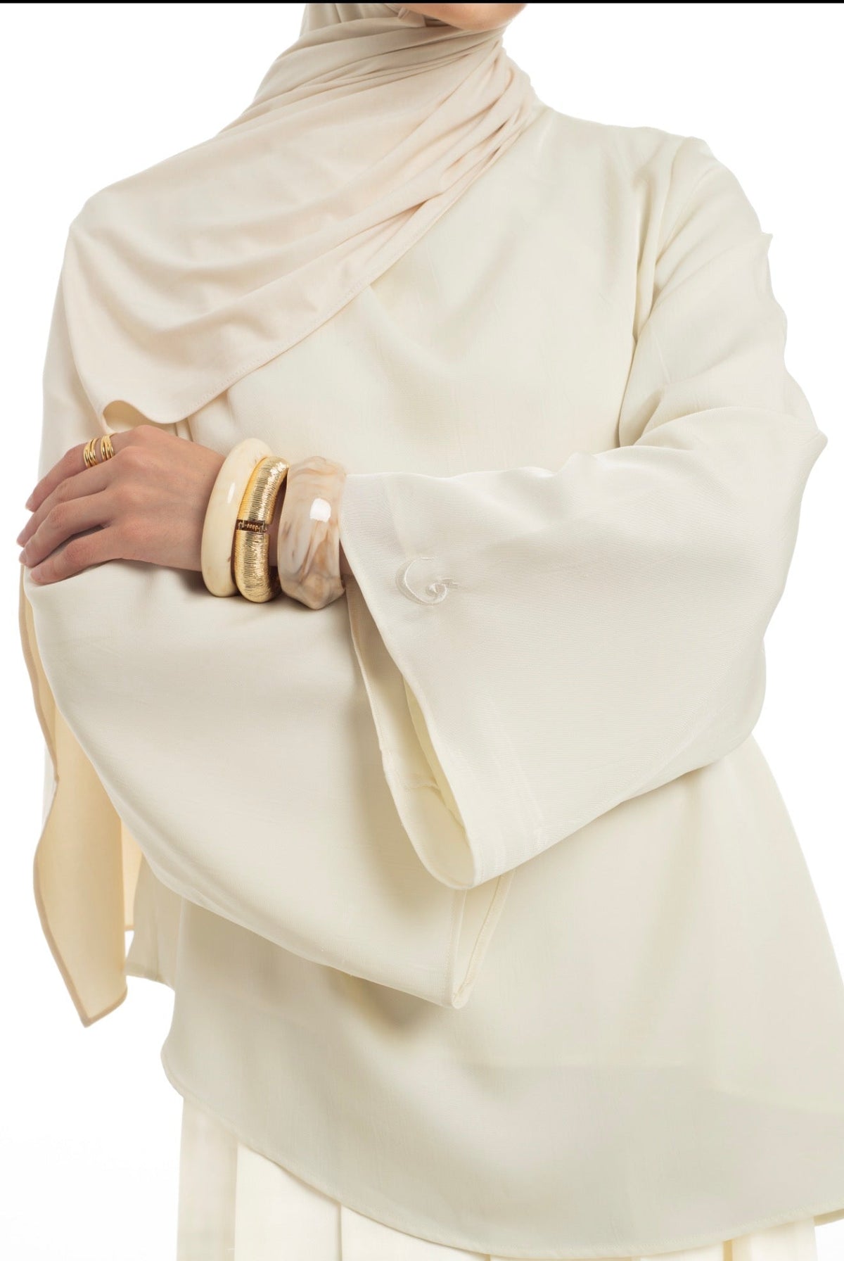 Asymmetrical Dress | Buttermilk - Byqaaf