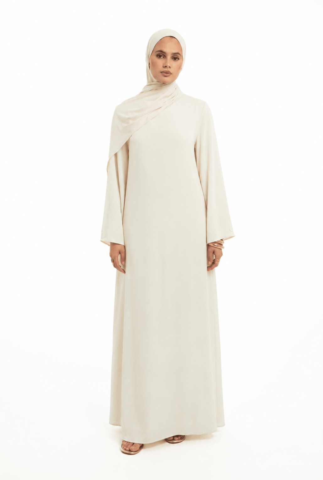 Asymmetrical Dress | Buttermilk - Byqaaf