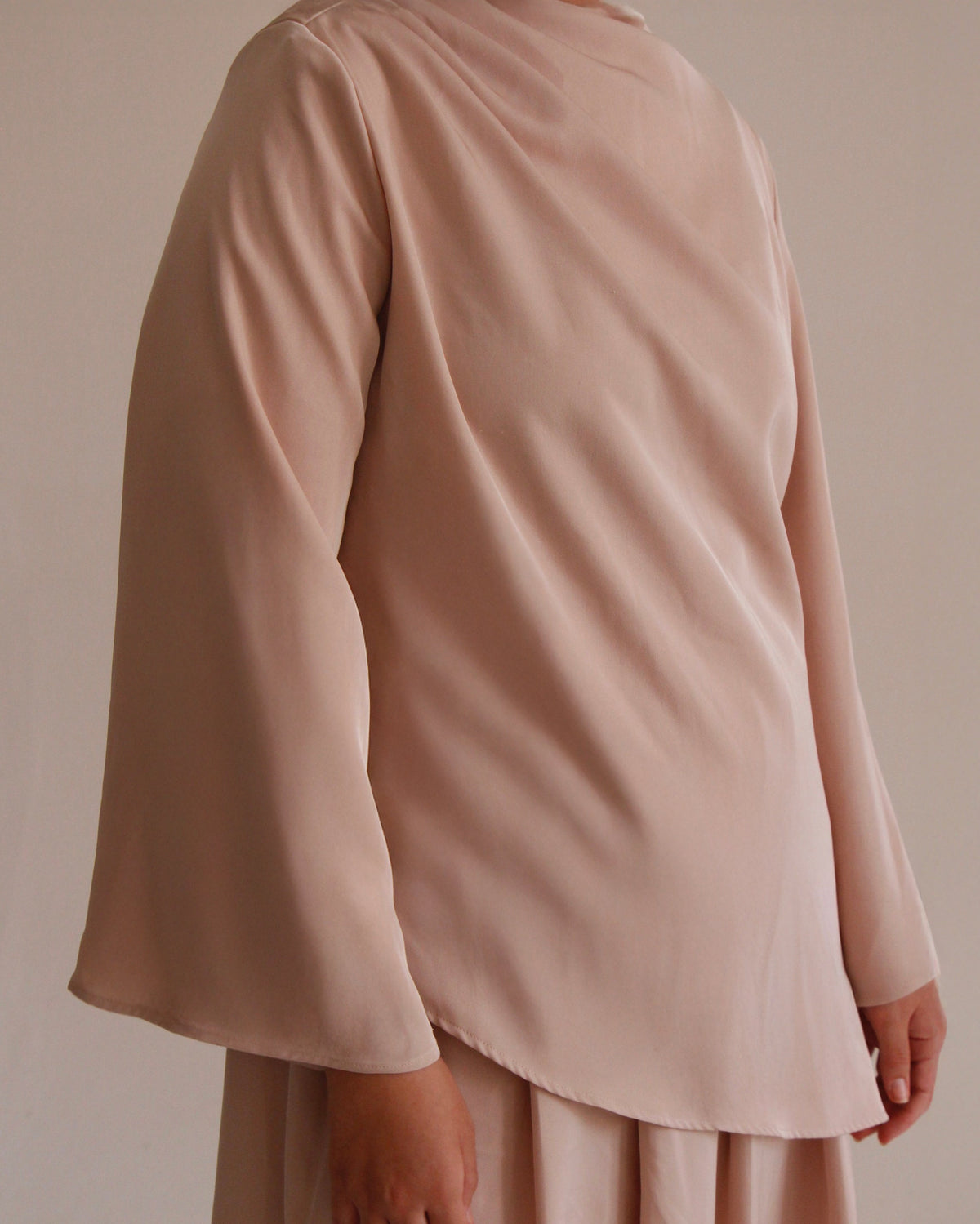 Asymmetrical Set | Blushed Beige - Byqaaf