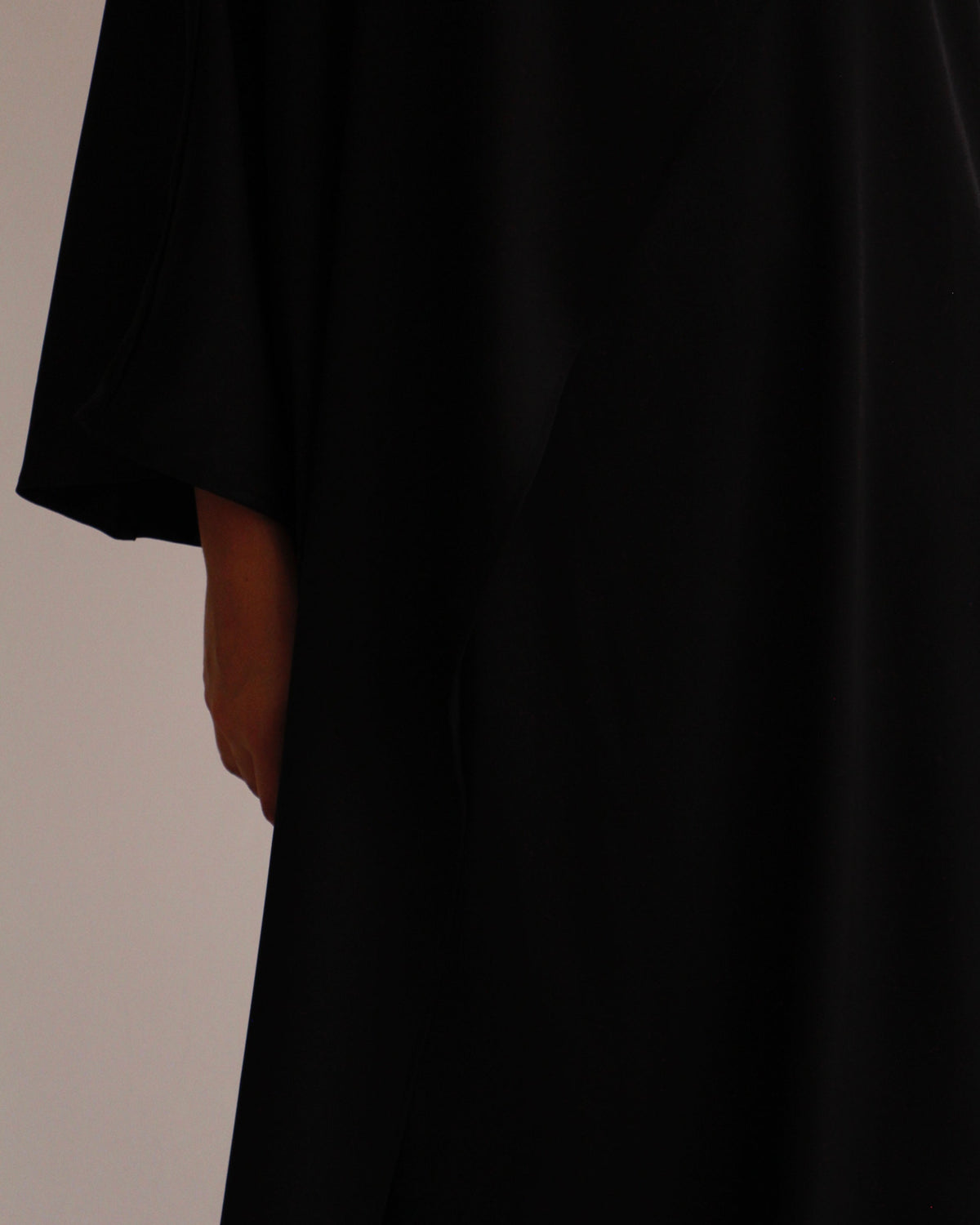 Batwing Shawl Dress | Black - Byqaaf