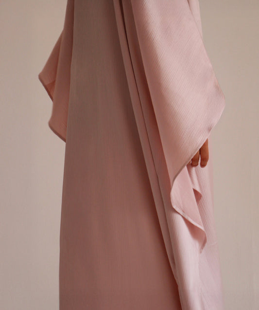 Caftan Dress | Baby Pink (Texturized) - Byqaaf