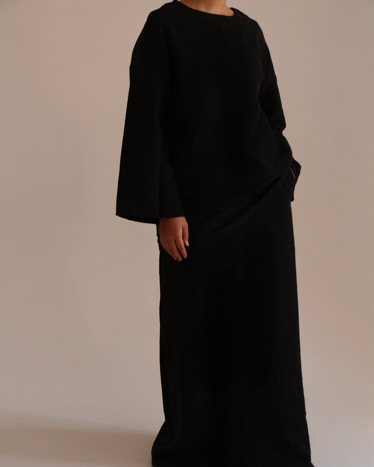 Comfy Linen Set | Black - Byqaaf