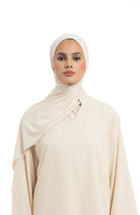 Modal Hijab | Buttermilk - Byqaaf