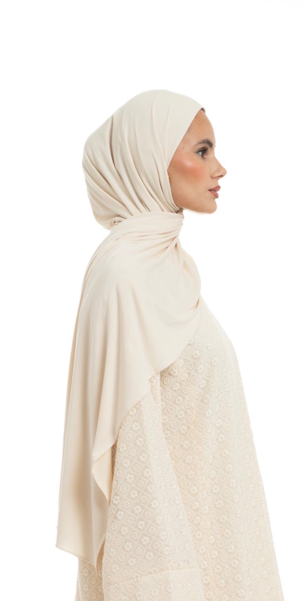 Modal Hijab | Buttermilk - Byqaaf