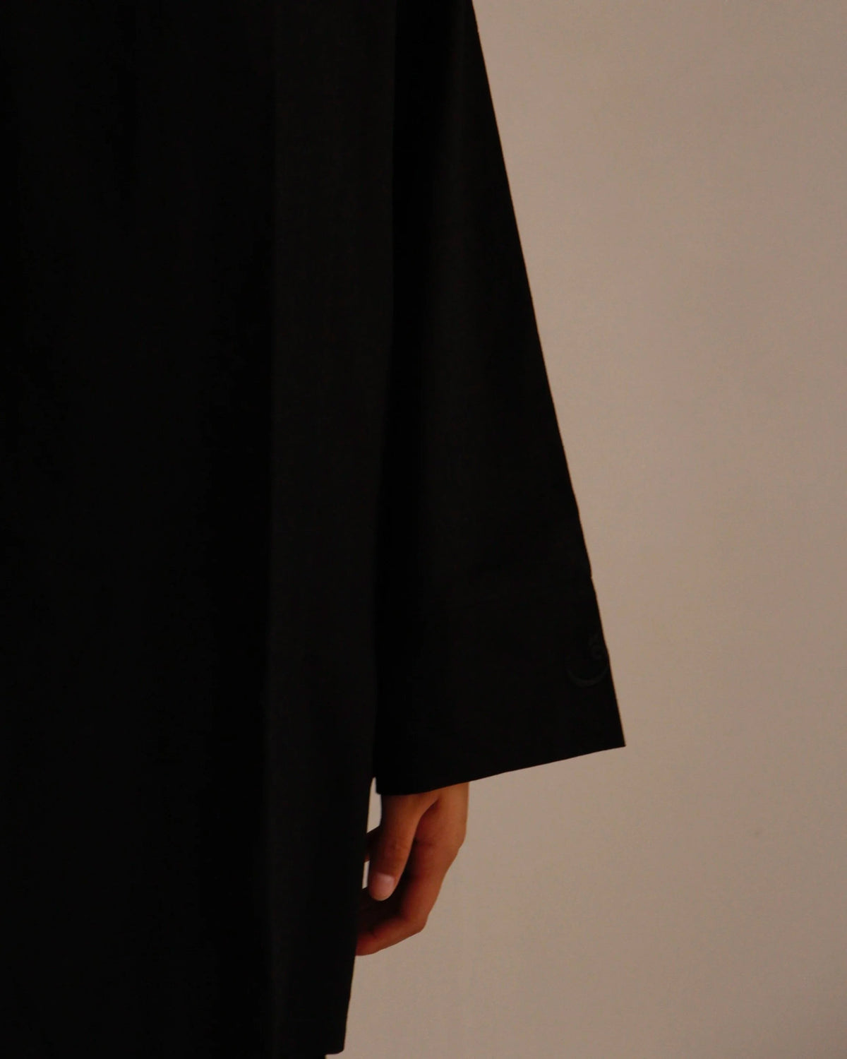 Neck Linen Set | Black - Byqaaf