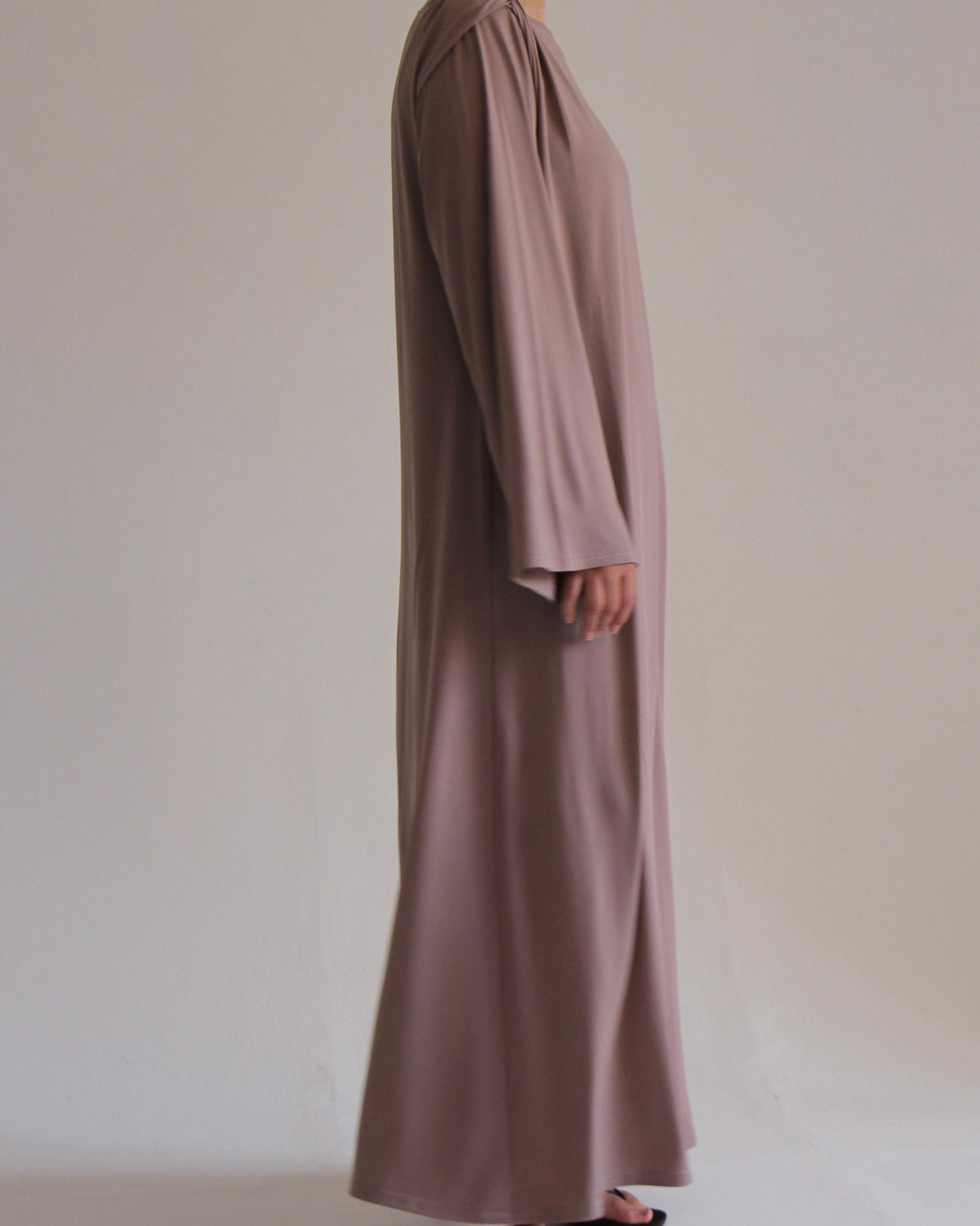 Pleated Jersey Dress | Kalamata - Byqaaf