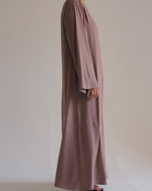 Pleated Jersey Dress | Kalamata - Byqaaf
