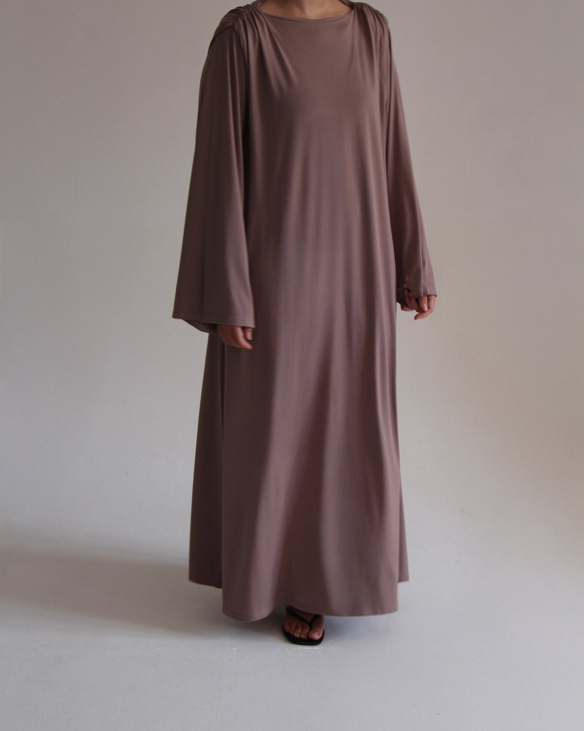 Pleated Jersey Dress | Kalamata - Byqaaf